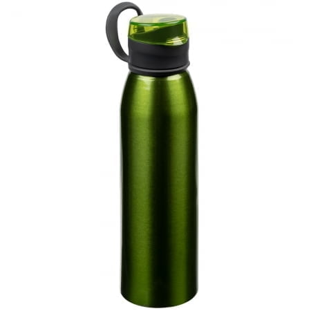 Спортивная бутылка для воды Korver, зеленая купить с нанесением логотипа оптом на заказ в интернет-магазине Санкт-Петербург