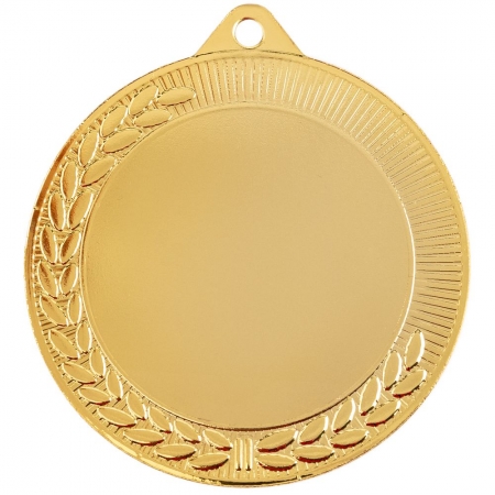 Медаль Regalia, большая, золотистая купить с нанесением логотипа оптом на заказ в интернет-магазине Санкт-Петербург