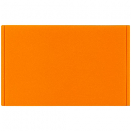 Лейбл из ПВХ Dzeta, L, оранжевый неон купить с нанесением логотипа оптом на заказ в интернет-магазине Санкт-Петербург