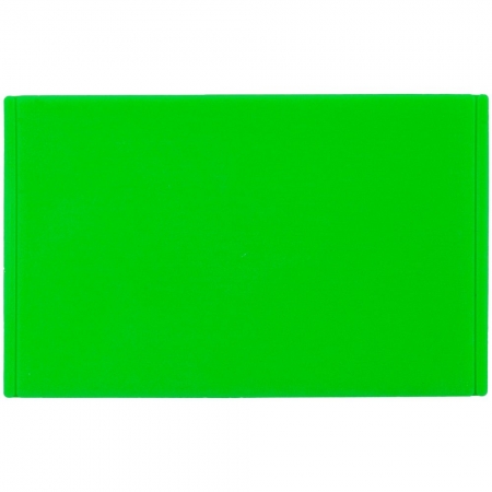 Лейбл из ПВХ Dzeta, L, зеленый неон купить с нанесением логотипа оптом на заказ в интернет-магазине Санкт-Петербург