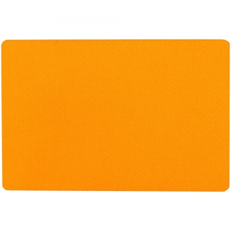 Наклейка тканевая Lunga, L,оранжевый неон купить с нанесением логотипа оптом на заказ в интернет-магазине Санкт-Петербург
