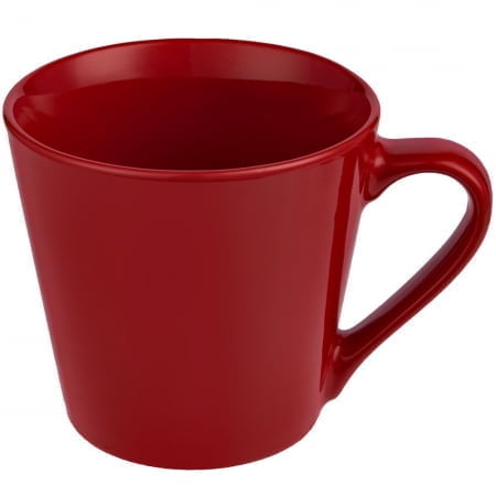 Кружка Modern Bell Classic, глянцевая, красная купить с нанесением логотипа оптом на заказ в интернет-магазине Санкт-Петербург