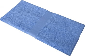 Полотенце махровое Medium, голубое купить с нанесением логотипа оптом на заказ в интернет-магазине Санкт-Петербург