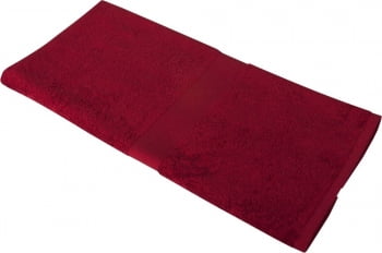 Полотенце махровое Medium, бордовое купить с нанесением логотипа оптом на заказ в интернет-магазине Санкт-Петербург