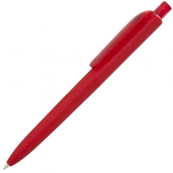 Ручка шариковая Prodir DS8 PRR-Т Soft Touch, красная купить с нанесением логотипа оптом на заказ в интернет-магазине Санкт-Петербург