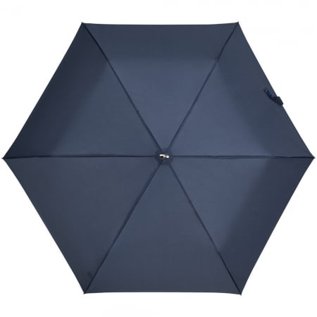 Зонт складной Rain Pro Flat, синий купить с нанесением логотипа оптом на заказ в интернет-магазине Санкт-Петербург